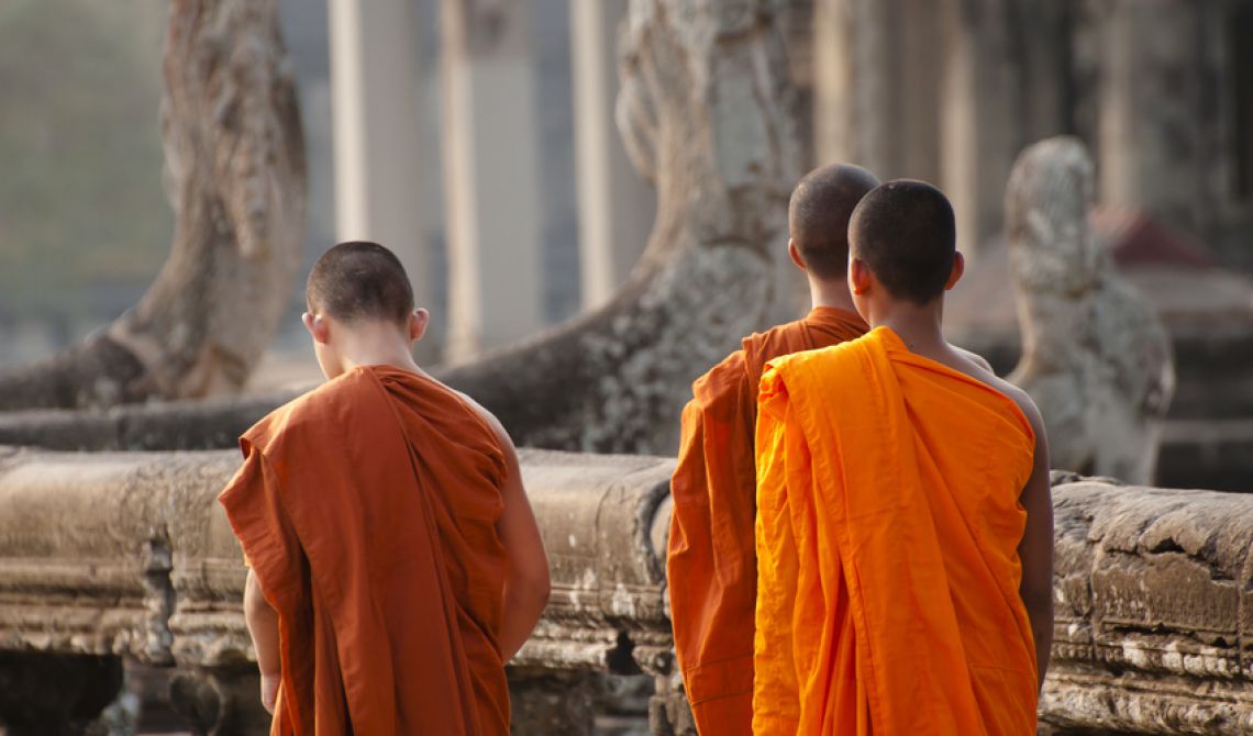 Monks in Cambodia